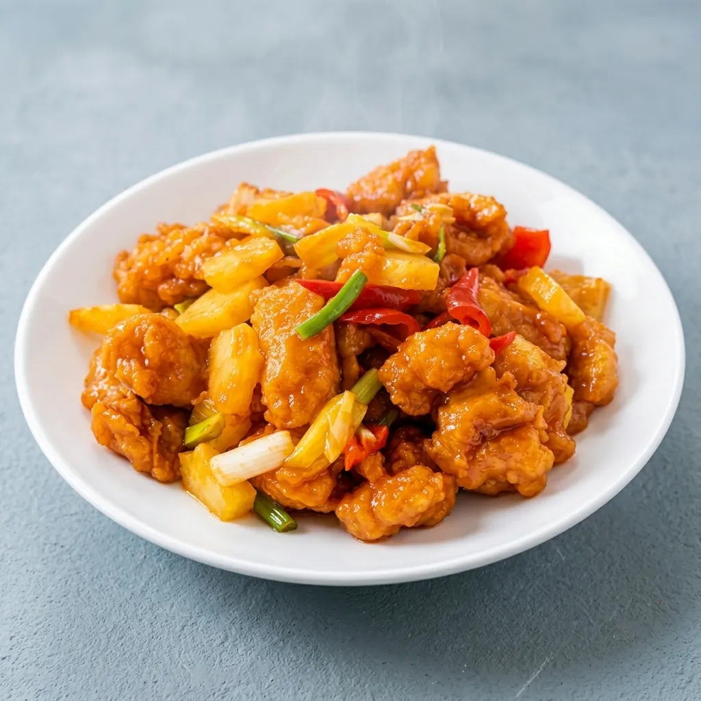 Sweet and Sour Chicken at Kai Ping Restaurant - Chinese food in Winnipeg, MB